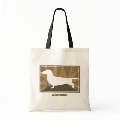 Earthy Dachshund Bag by MenagerieMayhem
