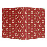 Earthy Recycle Symbol Binder