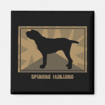 Earthy Spinone Italiano Refrigerator Magnets