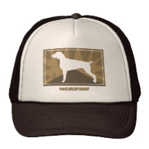Earthy Weimaraner Hat