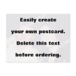 Easily create your postcard. Remove the big text!