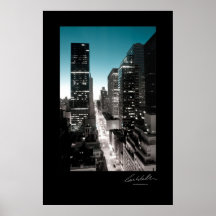 East 55th Street New York Print