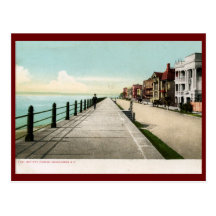 East Battery Parade, Charleston SC 1900 Vintage Post Card