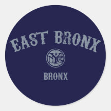 East Bronx Round Sticker