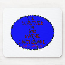 EAST COAST EARTHQUAKE- 2012 MOUSEPAD