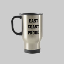 East Coast Proud Travel Mug mugs
