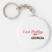 East Dublin Georgia City Classic Key Chains