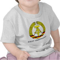 East Germany Coat of Arms Tshirts