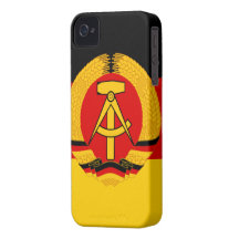 East Germany Flag iPhone 4 Covers