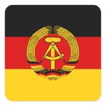 East Germany Flag Stickers