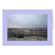 East Jerusalem from the Mount of Olives Card