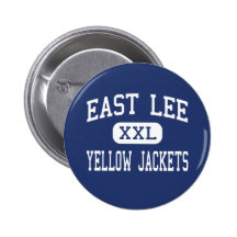 East Lee Yellow Jackets Middle Sanford Pinback Button