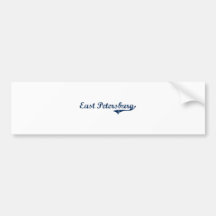 East Petersburg Pennsylvania Classic Design Bumper Sticker