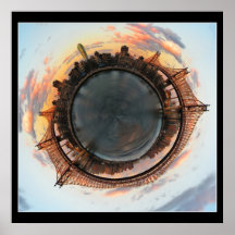 East River Queens Planetoid View Postser Poster