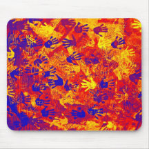 East Side Gallery, Berlin Wall, Hands (4) Mousepads