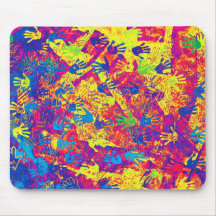East Side Gallery, Berlin Wall, Hands (5) Mousepads