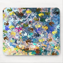 East Side Gallery, Berlin Wall, Hands (6) Mouse Pad