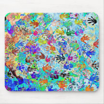 East Side Gallery, Berlin Wall, Hands (7) Mousepads