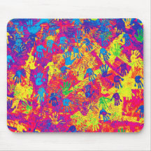 East Side Gallery, Berlin Wall, Hands (8) Mousepads