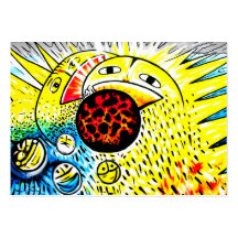 East Side Gallery,Berlin Wall,Sunshine and Smile Business Cards