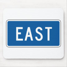 East Street Sign Mouse Pads