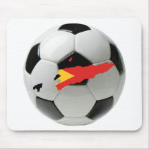 East Timor football soccer Mousepads