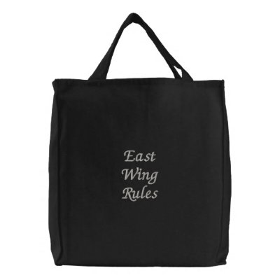 East Wing Rules embroidered bag by Nana_R