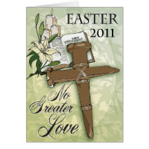 Easter 2011 No Greater Love Card