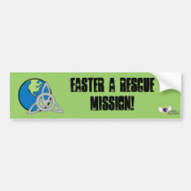 Easter A Rescue Mission-Customize Bumper Sticker