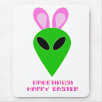 Easter Alien Mousepad