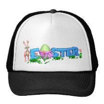 Easter and Bunny Mesh Hat