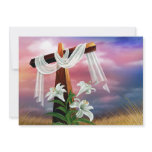 Easter and Palm Sunday Crosses and Scenes Personalized Invitation