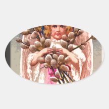 EASTER ANGEL 2.jpg Stickers