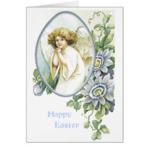 Easter Angel in Oval Frame cards