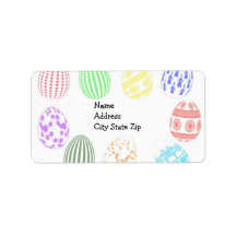 Easter Avery Label