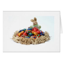 Easter basket greeting cards