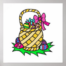 Easter Basket Poster