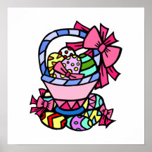 Easter Basket Posters