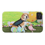 Easter - Beagle - Brady iPhone 4 Cover