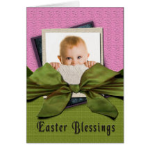Easter Blessing Custom Photo Card