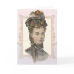 Easter Bonnet Lady Vintage Spring Fashion