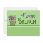 Easter Brunch Spring Flowers Note Size Personalized Invite