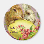 Easter Bunnies and Egg Vintage Magnet