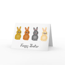 Easter Bunnies Greeting Card