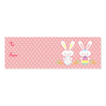 Easter Bunnies Gift Tags