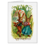 Easter Bunnies In Tall Grass cards