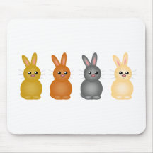 Easter Bunnies Mouse Mat