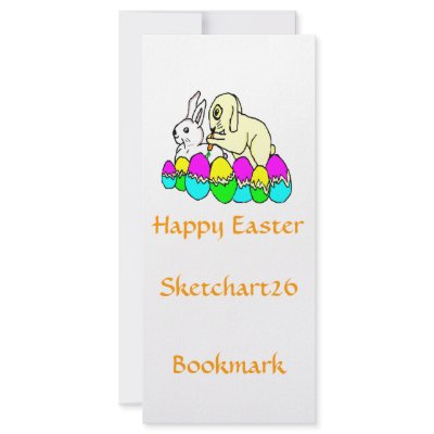 Easter Bunnies Custom Rack Cards by Sketchart26