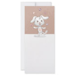 Easter bunnies personalized rack card