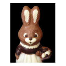 Easter Bunny 3D Postcard